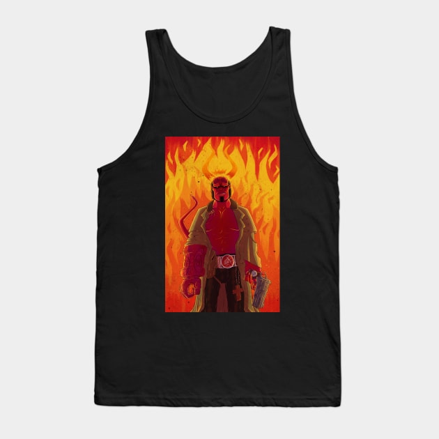 Hellboy Tank Top by Bratzoid